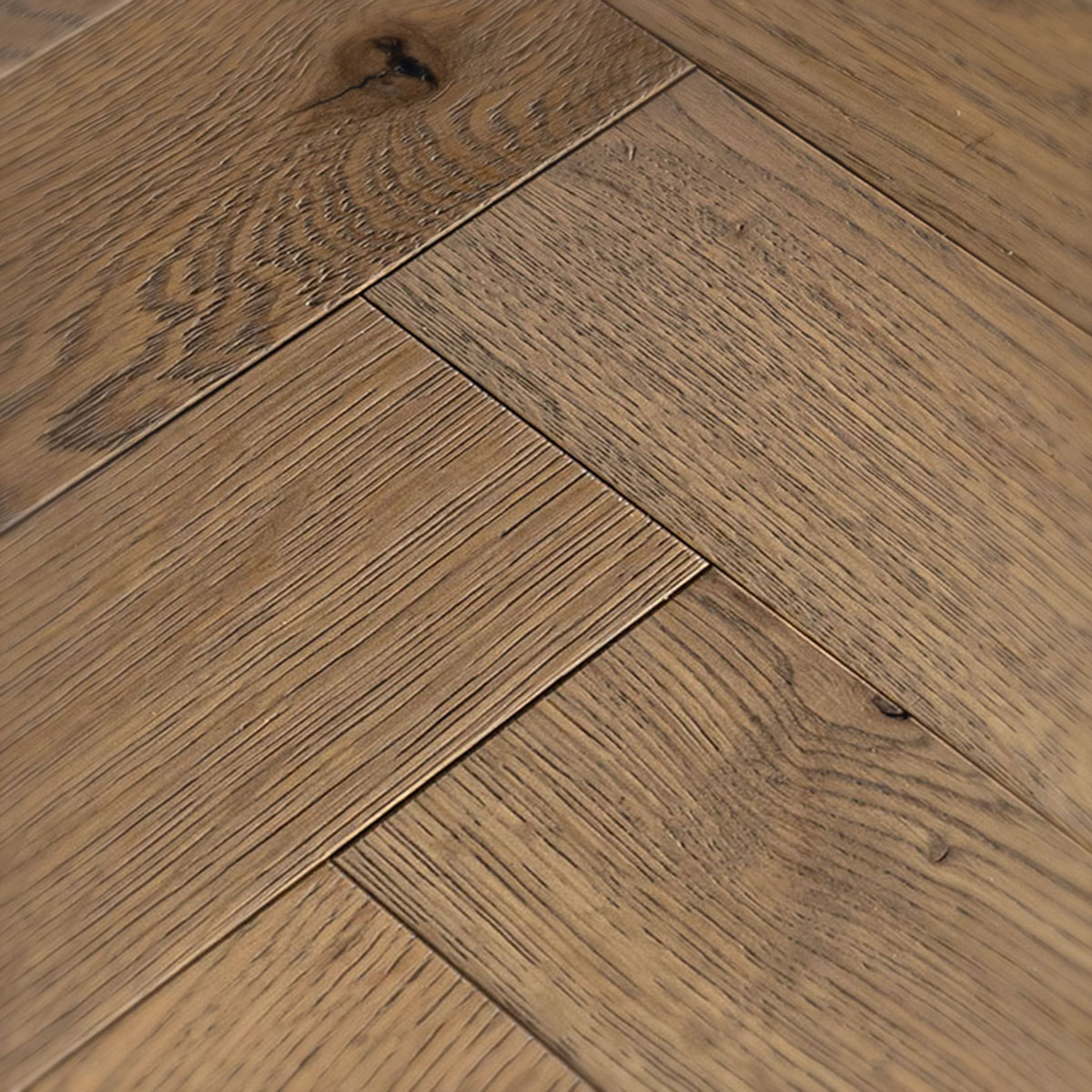 Hampton Row - Brushed Rustic Grade Engineered Oak Floor