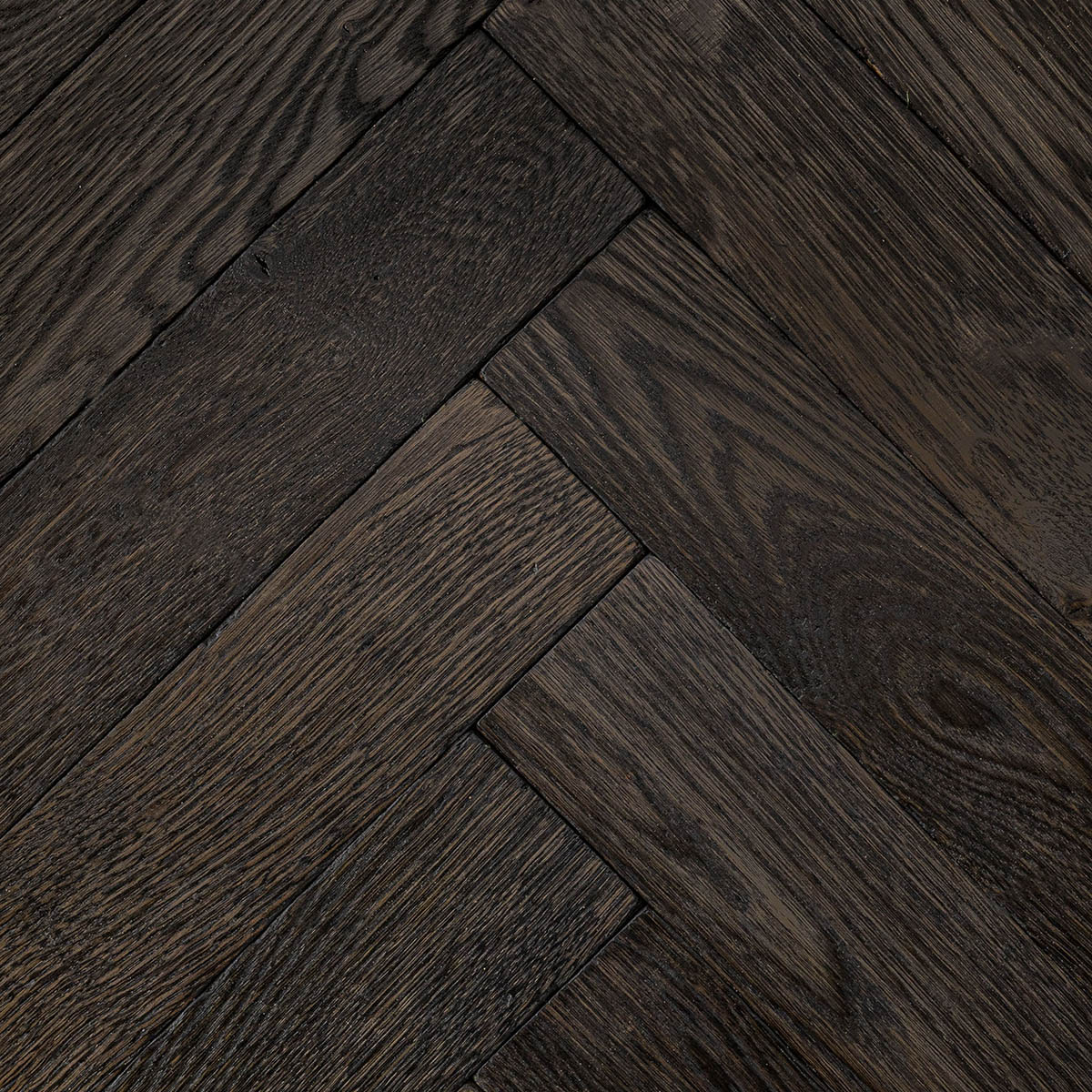 Dacre Park - Solid Oak Polished Herringbone Floor