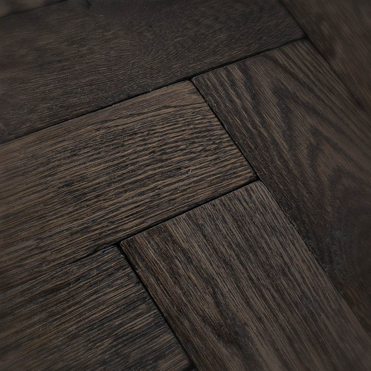 Dacre Park - Solid Oak Polished Herringbone Floor
