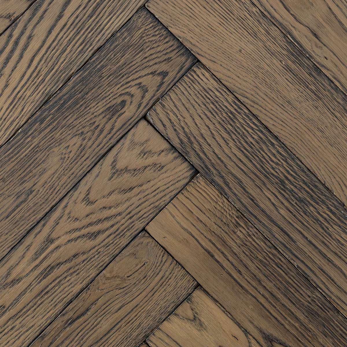 Roman Way - Solid Oak Distressed Herringbone Floor