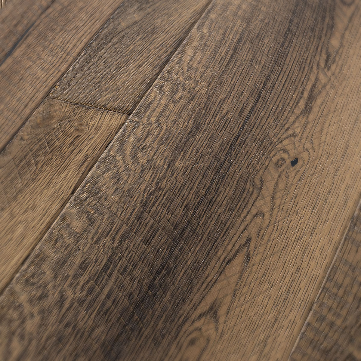 Park Hill - Brushed, Distressed Mixed Width Oak Floor
