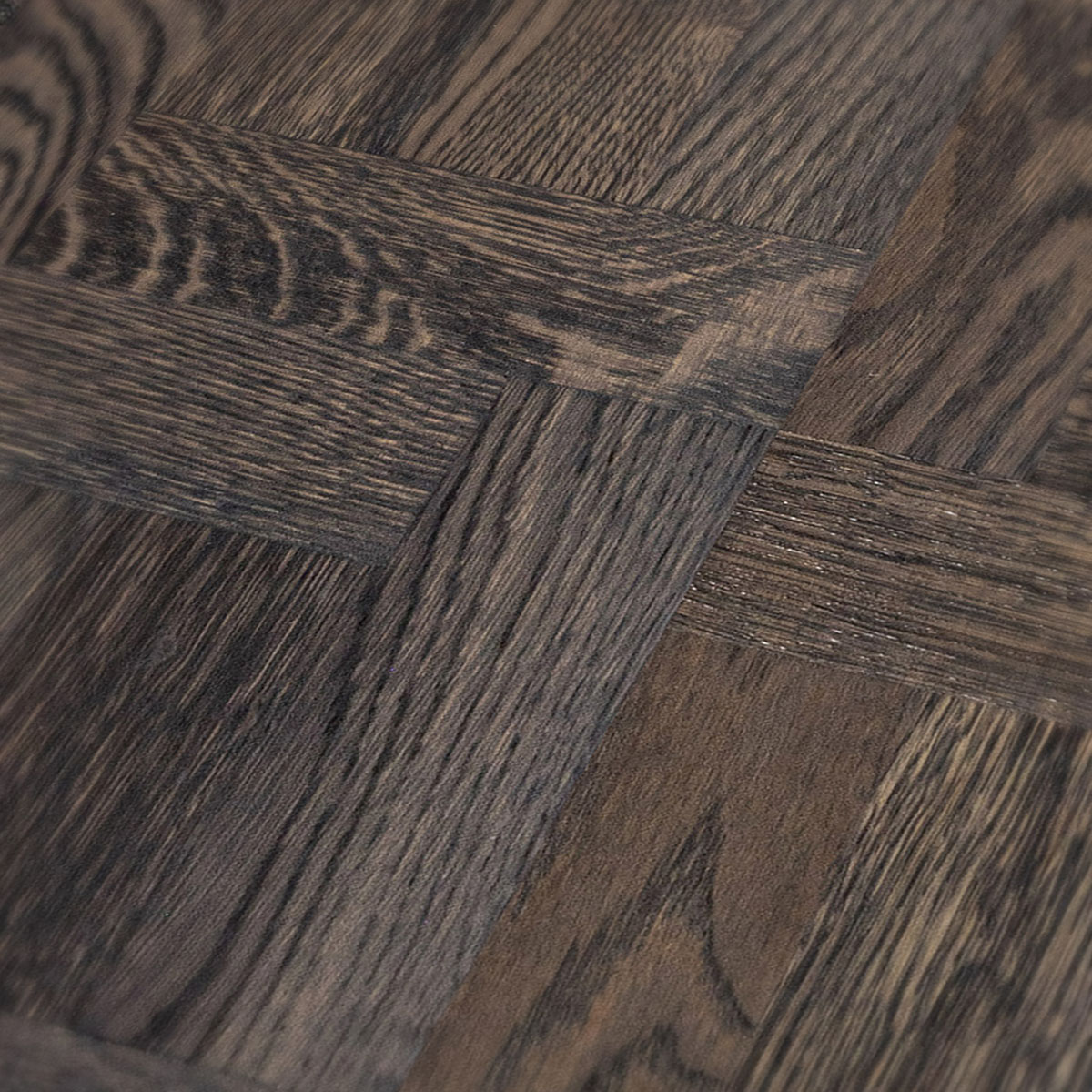 Longleat Lane - basket-woven parquet floor close-up