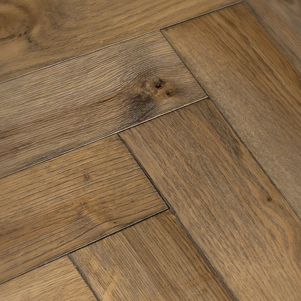 Henley Close - Rustic Oak Herringbone Floor 280mm x 70mm