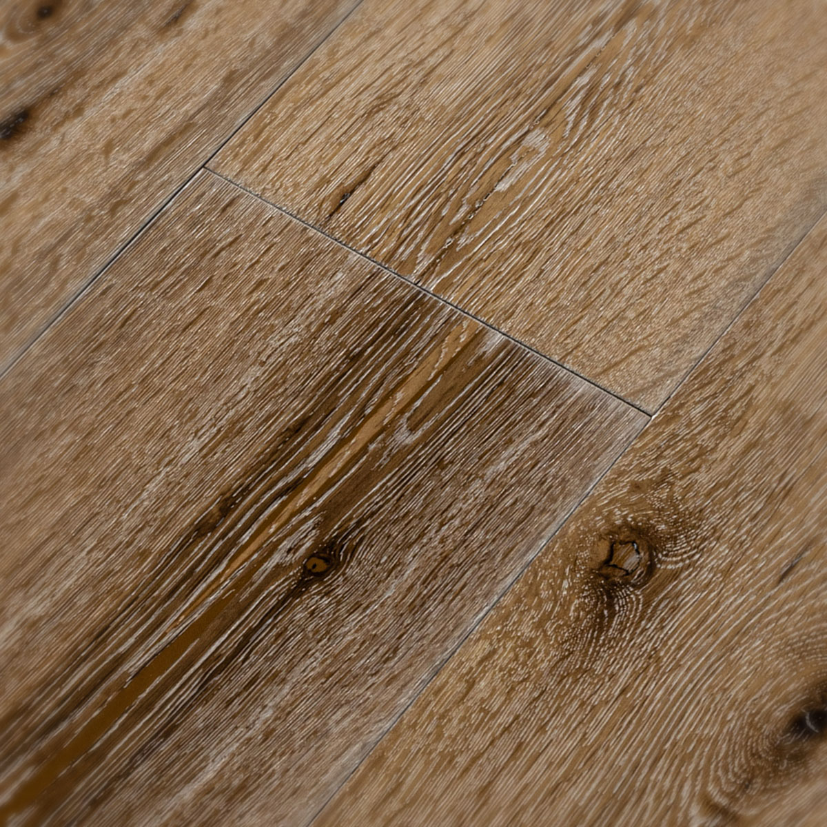 Boyd Avenue - Lime-Washed Rustic Grade European Oak Floor