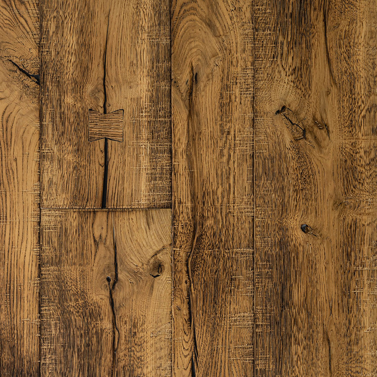 Cathedral Place - Distressed Mixed-Width European Oak Floor