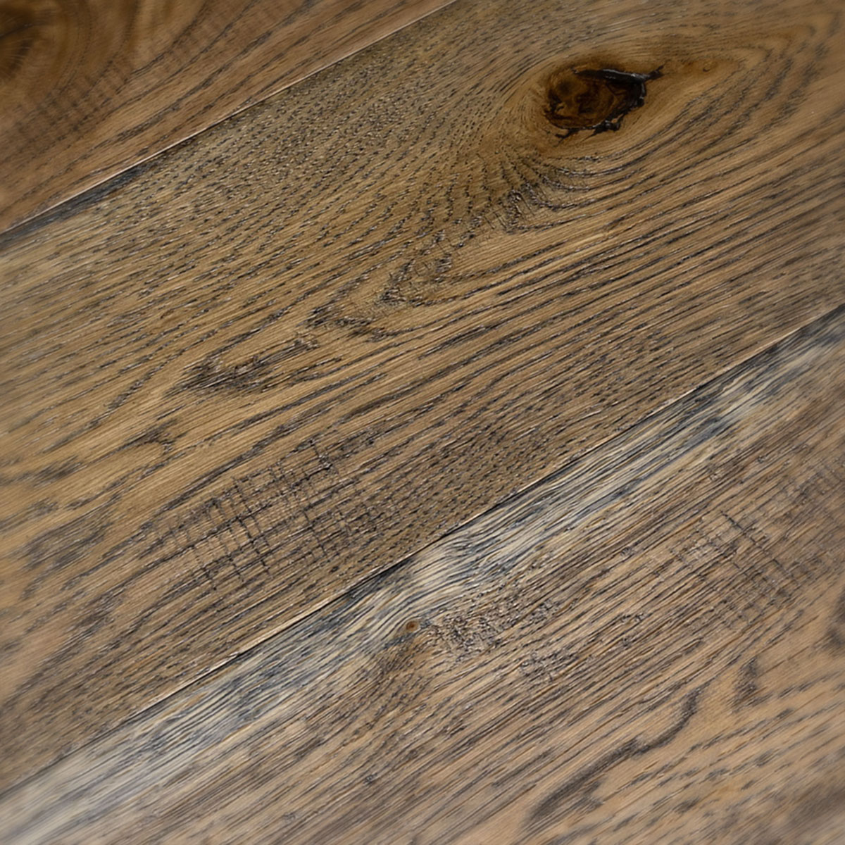 Howden Herringbone - Tumbled Hand Crafted Rustic Grade Oak Floor